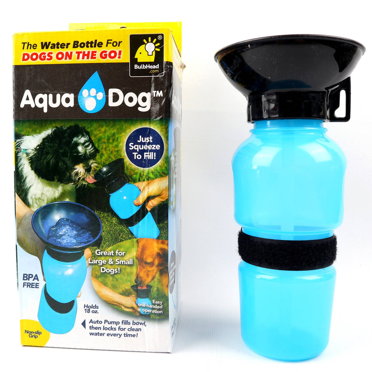 

Дорожная поилка для собак Аqua Dog, Голубой