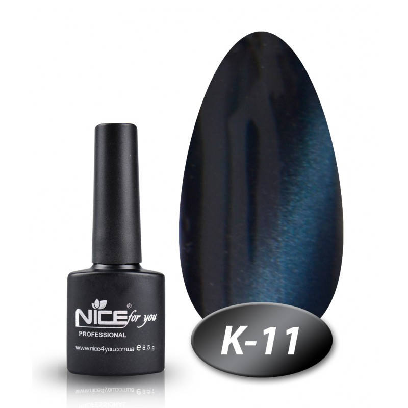 

Гель-лак Nice for you К-11 кошачий глаз сапфировый 8,5 мл
