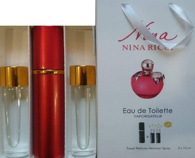 

Духи женские 3в1 Nina Ricci Nina красное яблоко 45 мл. (Нина ричи нина)