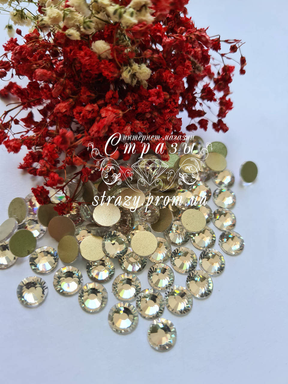 

Стразы ss20 Crystal (5,0мм) 100шт "Crystal Premium" золотая подложка
