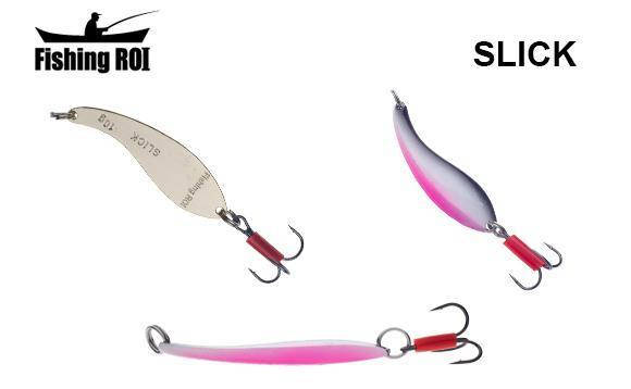 

Блесна Fishing ROI Slik 14 gr цвет 088 ( черный+белый+розовый )