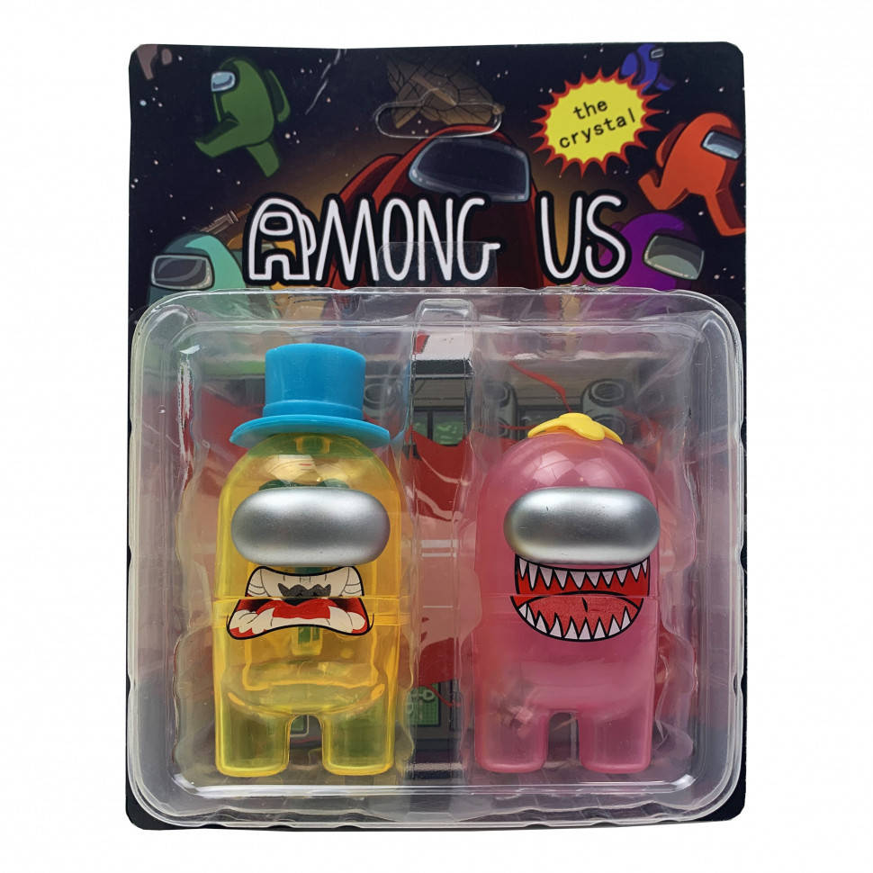 

Фигурки героев 21402A "Among Us" 2 героя в наборе (Желтый,розовый) (AN)