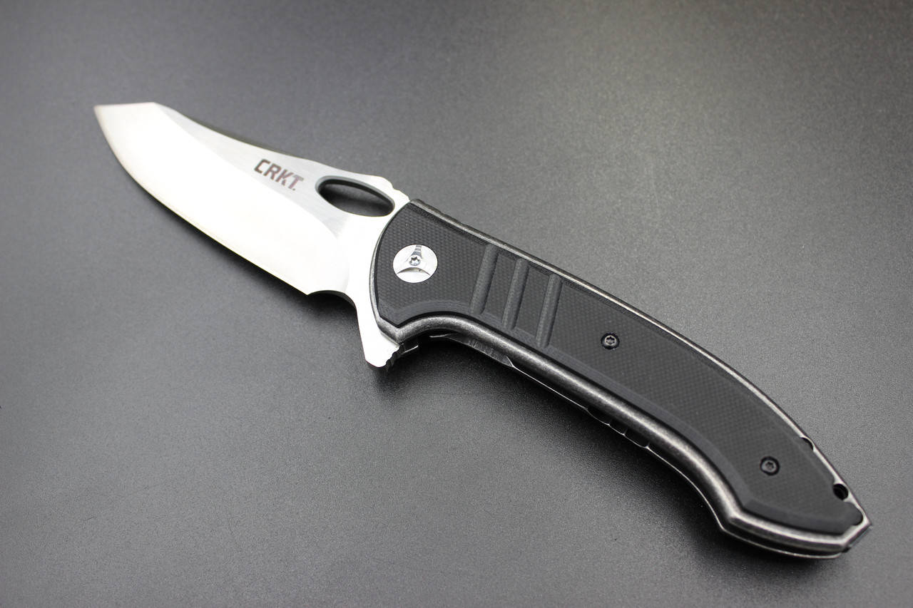 

Нож складной карманный CRKT 5820, для активного отдыха туризма, Черный