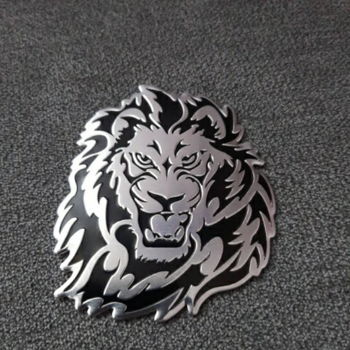 

Шильдик Lion 67×80 мм:(алюміній).