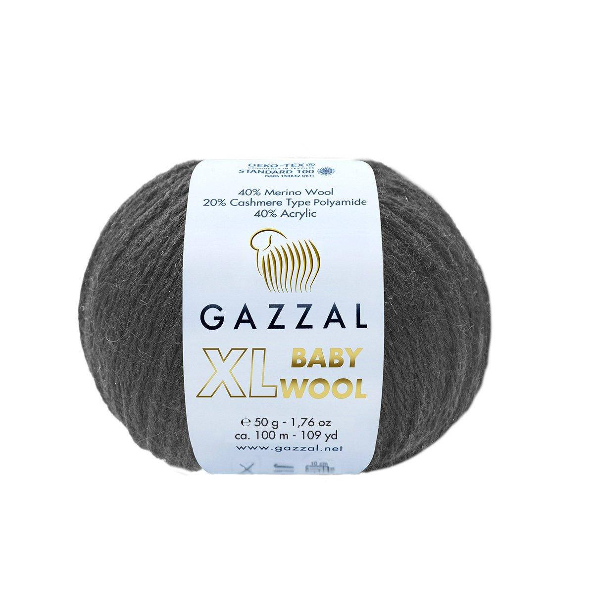 

Gazzal Baby Wool XL № 803 черный