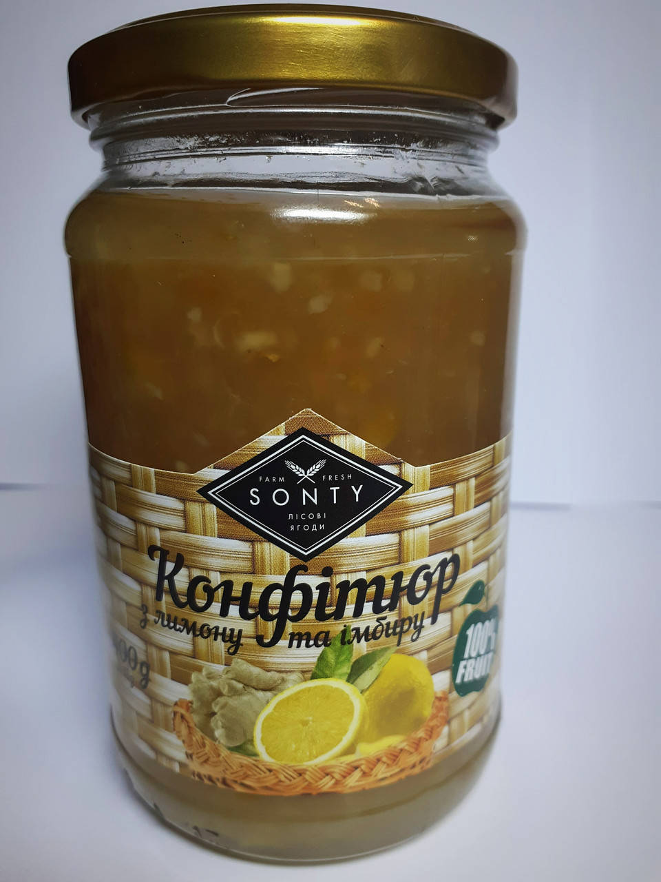 

Конфітюр з лимону та імбиру 400Г
