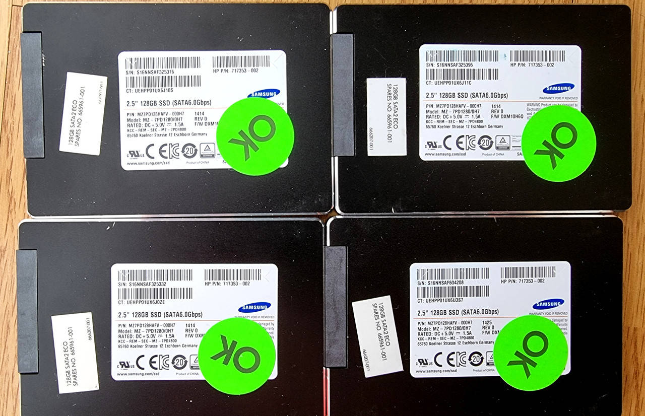 

Качественный 2.5 SSD диск 128GB Samsung SM841 MLC SATA III до 530 мбит\с