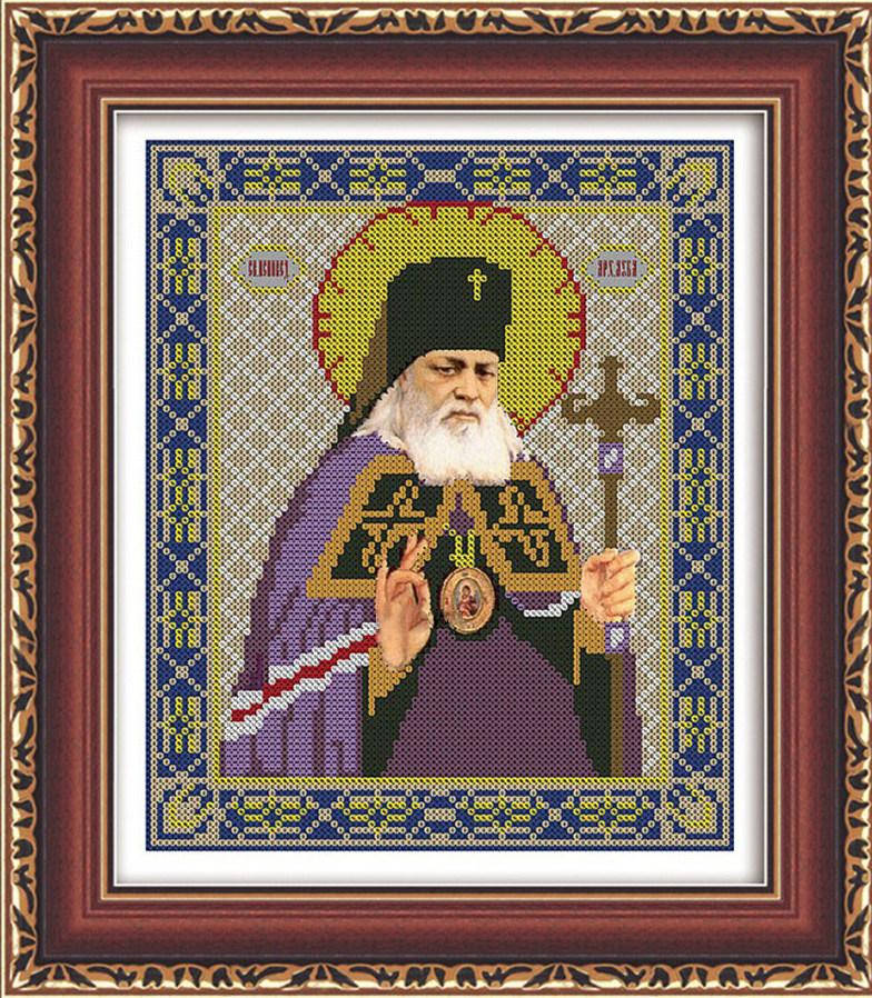 

Набор алмазной вышивки "Икона Серафим Саровский", полная выкладка ,мозаика 5d, 25х30 см