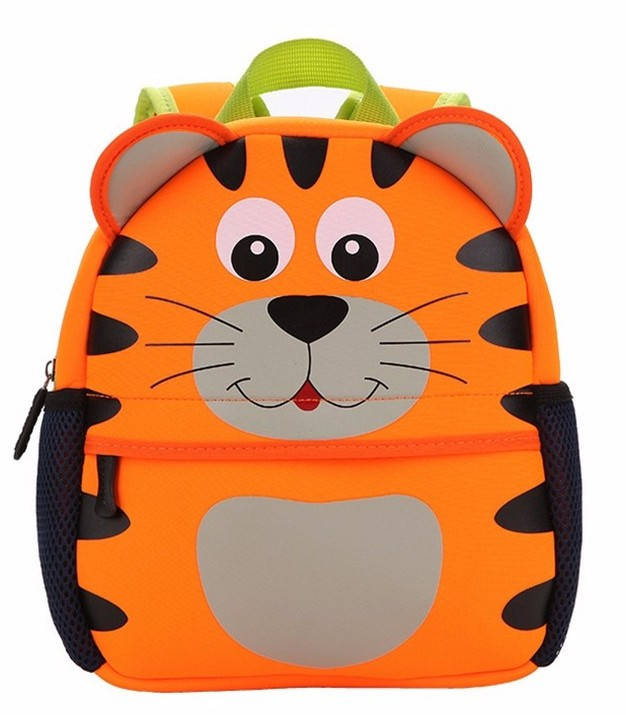 

Детский рюкзак 1-7 лет КОТ качественный 3 д D тигренок неопрен