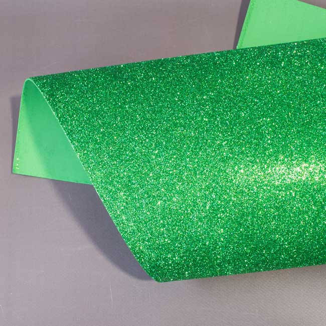 

Фоамиран с глиттером зеленый ФомГлит-5