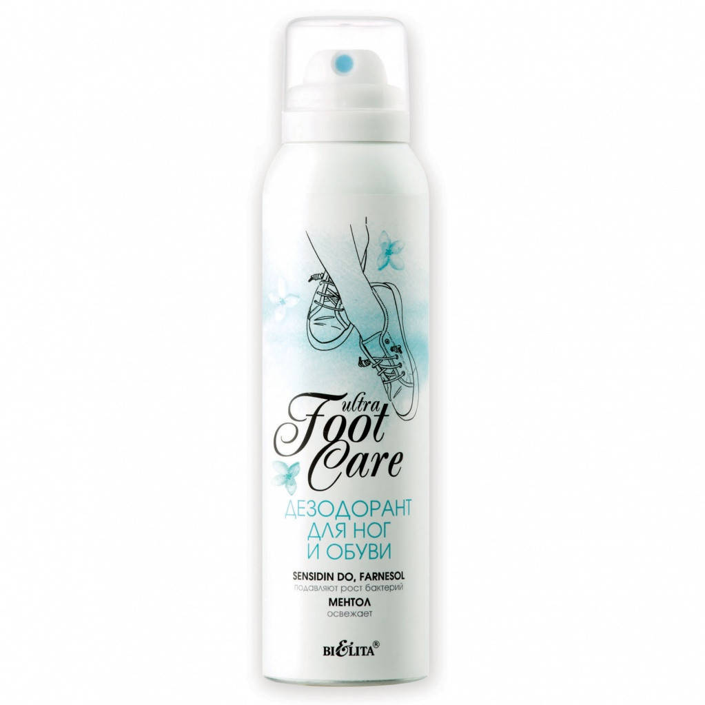 

Дезодорант для ног и обуви Bielita Ultra Foot Care 150 мл