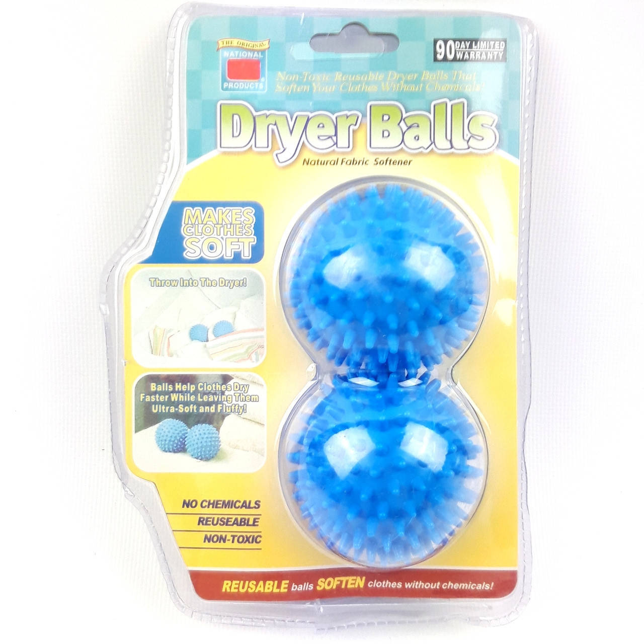 

Шарики Dryer Balls для стирки белья Смягчение воды Экономия моющих средств Препятствование образованию катышек