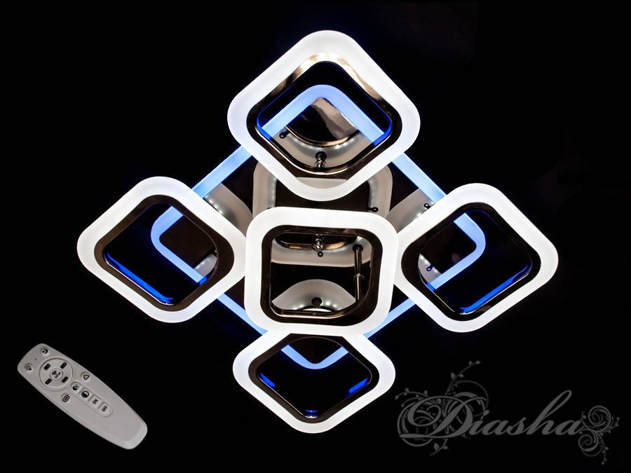 

Потолочная люстра с диммером AS8060/4+1BHR LED 3color dimmer
