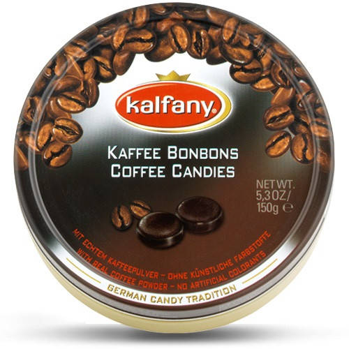

Леденцы в банке Kalfany Coffee Candies кофе, 150г 10 шт/ящ