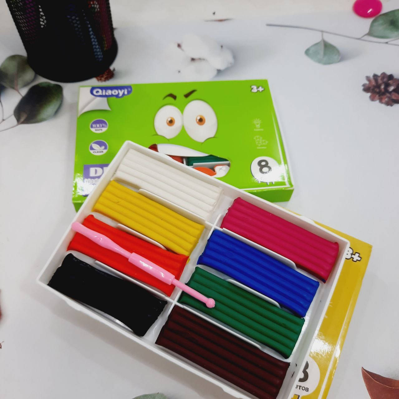 

Набор пластилина ''Multi-Colored" для лепки 8 цветов 160 грамм