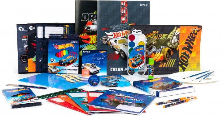 

Школьный набор первоклассника "Hot Wheels" 29 предметов, Kite (K 21-S02)