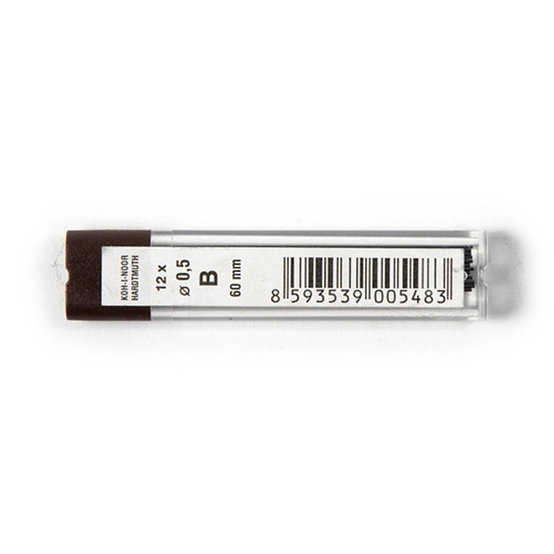

Стержни для механического карандаша Koh-i-noor 0,5мм B (4152.B)