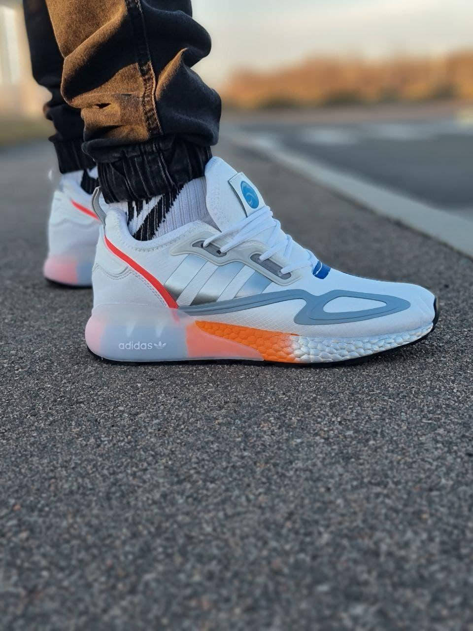 

Кроссовки мужские Adidas ZX 2K Boost / кроссовки мужские адидас буст, Белый