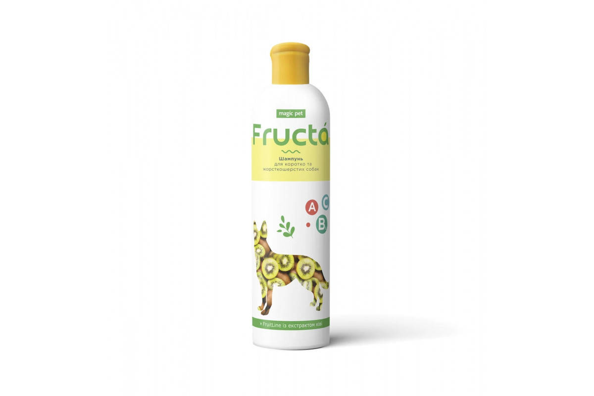 

Шампунь Magic Pet Fruit Line Киви для коротко и жесткошерстных собак, 220 мл