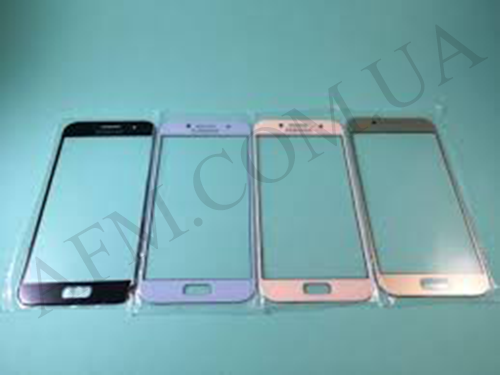 

Стекло экрана Samsung A520F Galaxy A5 2017 золотое + OCA плёнка