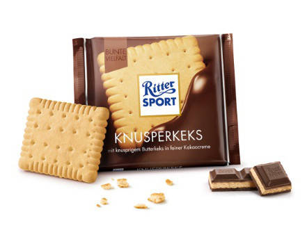 

Шоколад Ritter Sport Knusperkeks молочный с печеньем 100 г