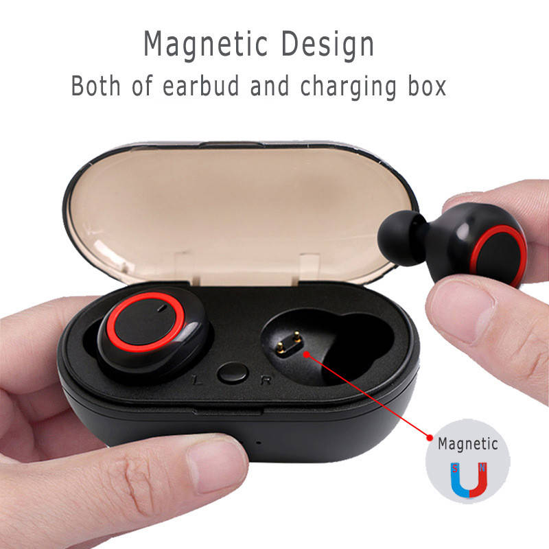 

Беспроводные наушники Bluetooth гарнитура T12 с повербанком, музыка СТЕРЕО в 2 уха