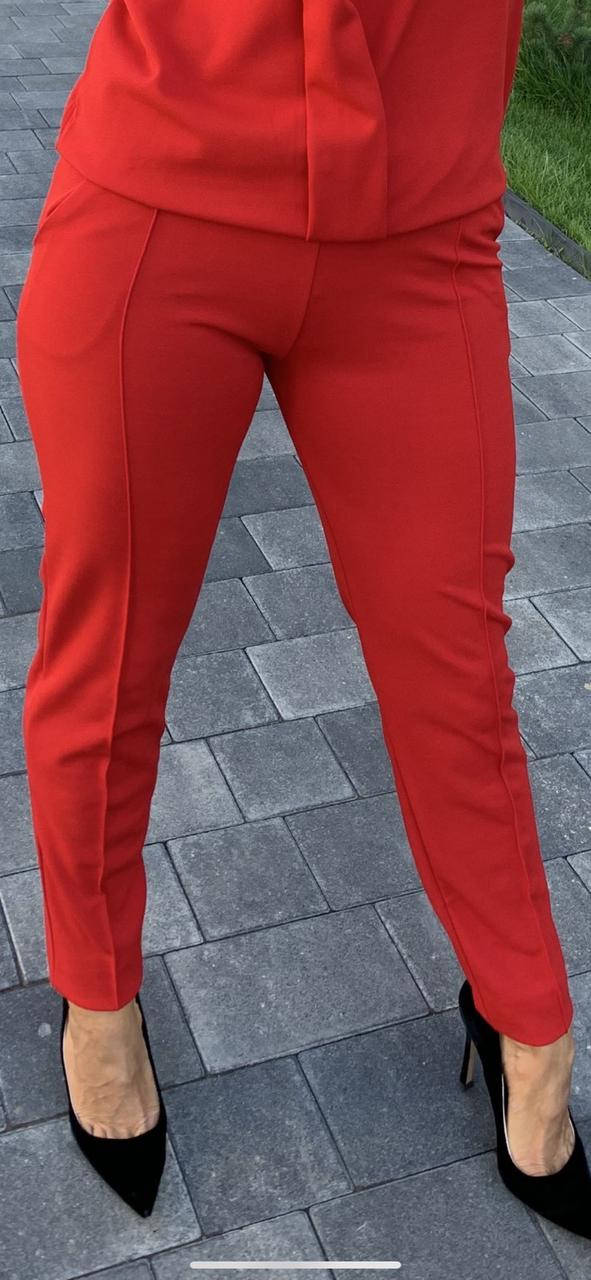 

Брюки женские креп дайвинг LM5360 60, Красный