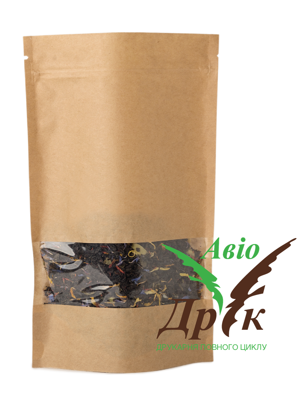 

Дой-Пак 100х170 крафт+окно (50г)