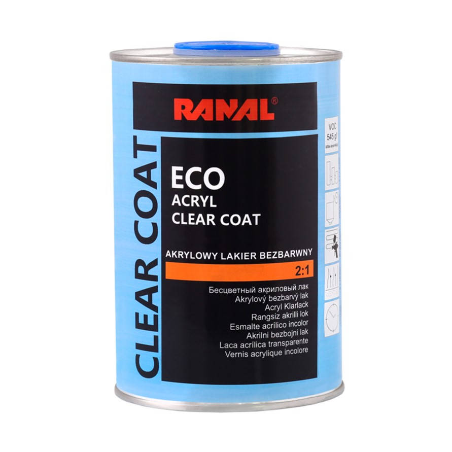 

Акриловый лак Ranal ECO прозрачный 0.5 л (с отвердителем 0.25 л), Бесцветный