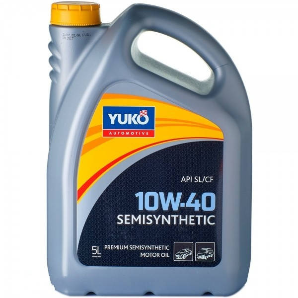 

Масло моторное полусинтетика YUKO SEMISYNTHETIC 10W-40 API SN/CF (канистра 5л)