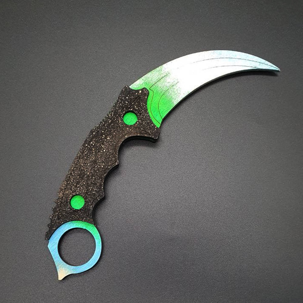 

Керамбит нож игрушечный 21 см деревянный Керамбиты ножи из дерева игрушка, Разные цвета