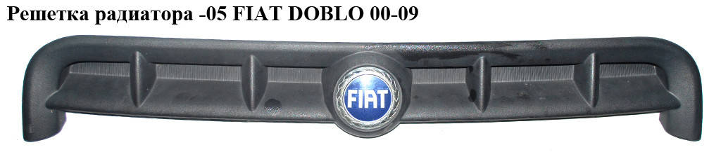 

Решетка радиатора -05 FIAT DOBLO 00-09 (ФИАТ ДОБЛО) (735295838, 735399270, 735268388)