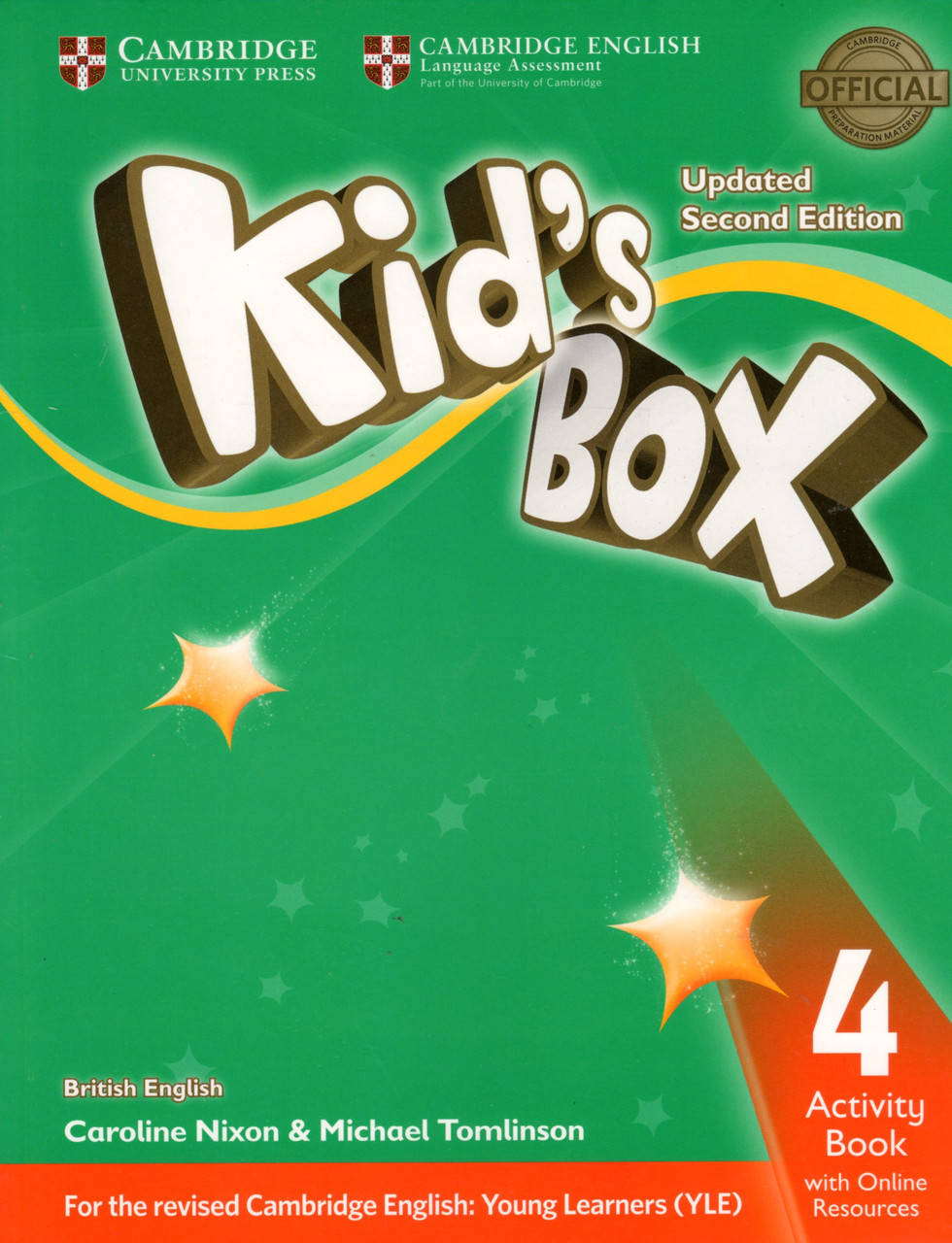 

Рабочая тетрадь Kid's Box Updated 2nd Edition 4 Activity book + Online Resources