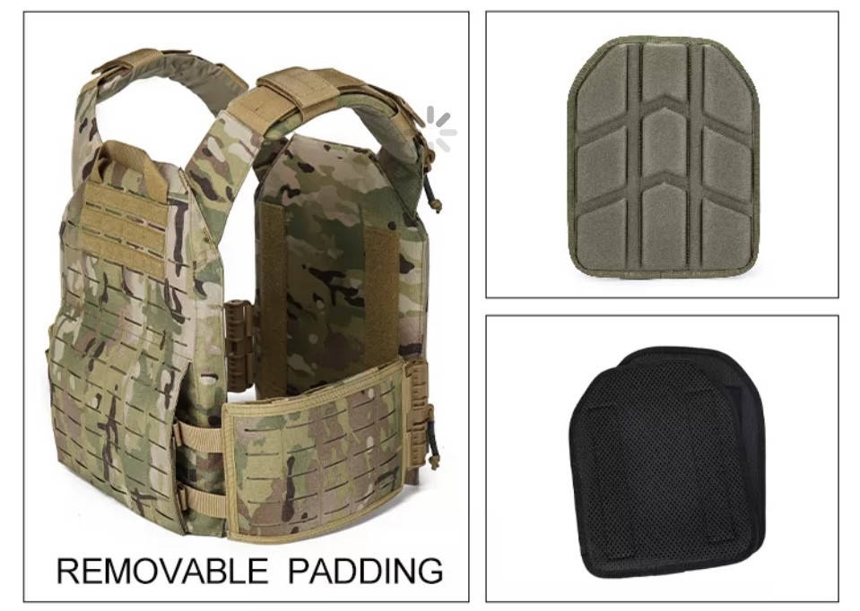 

Демпфер комплект амортизирующая подкладка для бронежилета плитоноски разгрузки черная