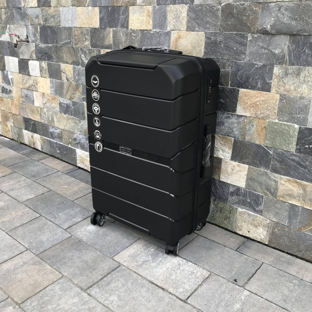 

Чемодан дорожный  из полипропилена Wings PP05 L Черный