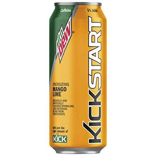 

Напиток Mountain Dew Kick Start Mango Lime 473g