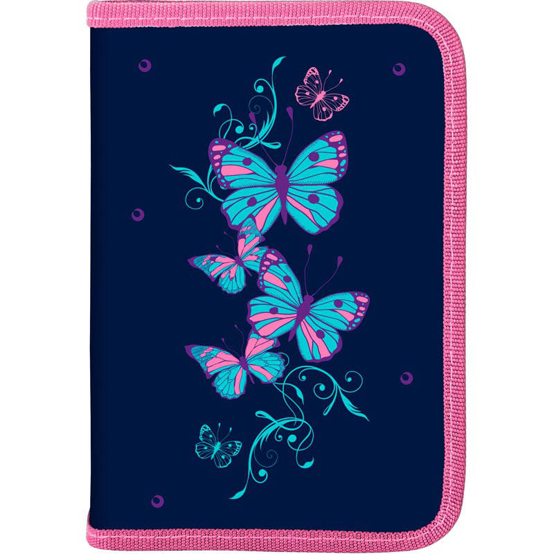 

Пенал Kite Butterfly 1 отделение 2 отворота K18-622-3