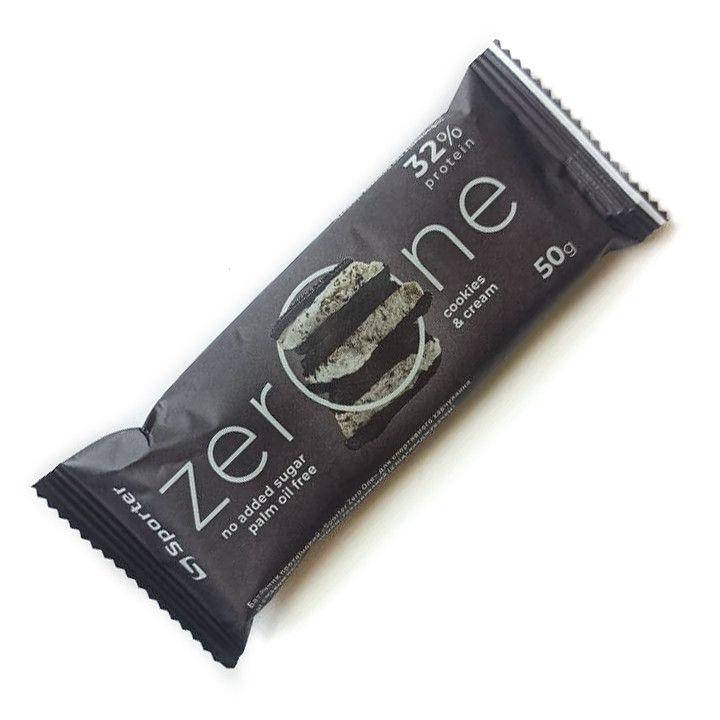 

Батончики Sporter Zero One, 50 г, зі смаком печива