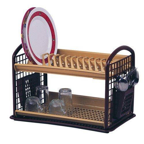 

Сушилка для посуды 2-х этажная 50*28*34 см с карманом Senyayla 4516 пластиковая