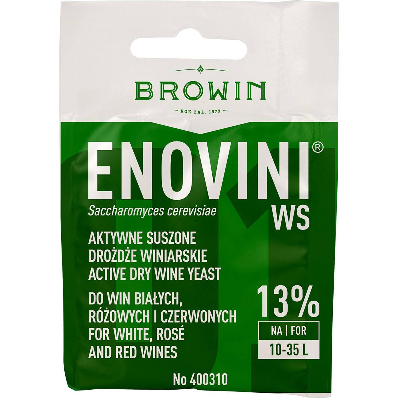

Дрожжи виноградные ENOVINI WS (Польша).