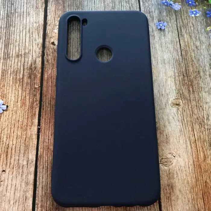 

Чехол-накладка SMTT Soft Touch для Xiaomi Redmi Note 8- синий