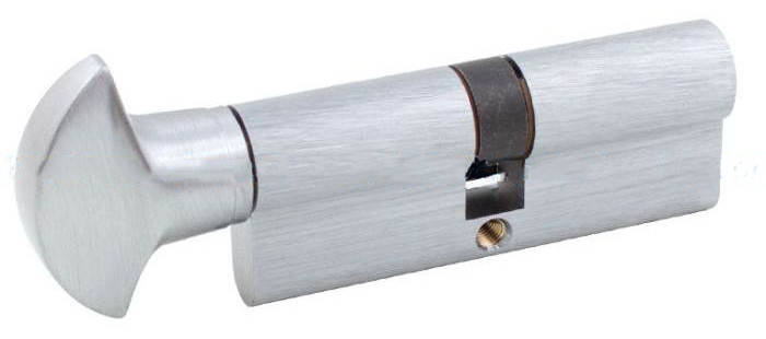 

Securemme К2 90мм 40х50 ключ/тумблер матовый хром (Италия)