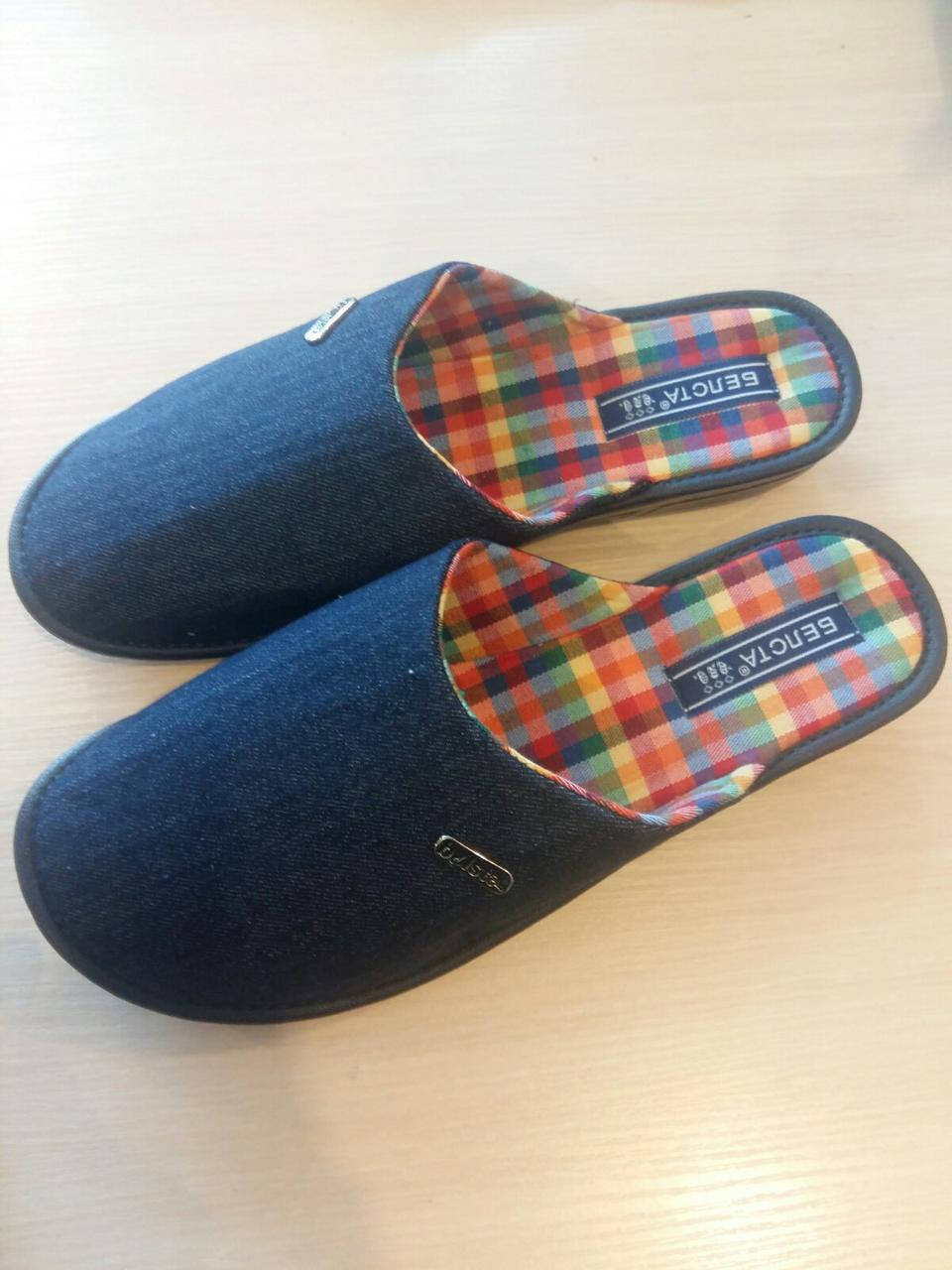 

Женские тапочки джинс Белста