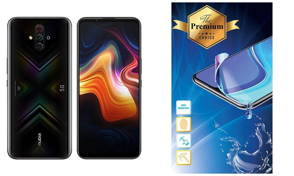 

Защитная пленка Armor Premium на экран ZTE Nubia Play 5G, Прозрачный
