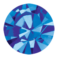 

Конусные стразы Preciosa (Чехия) ss5/pp11 (1,7-1,8 мм) Sapphire, Белый