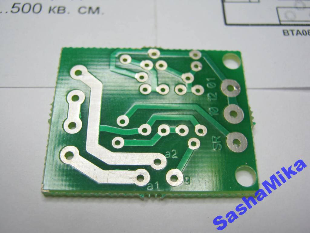 

Плата фазовый регулятор мощности 8-24А, на диодах.