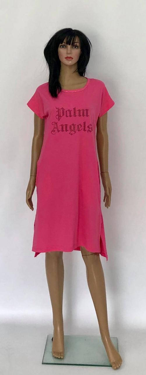 

Женская трикотажная летняя туника со стразамиЖенская трикотажная туника однотонная с красивыми стразами. С дв 56