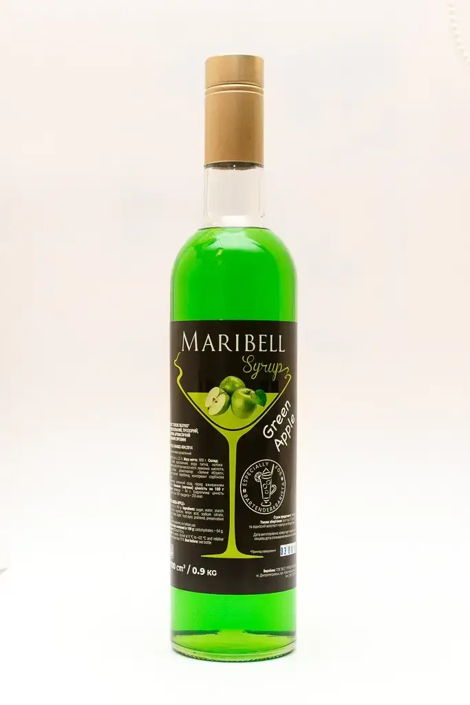 

Сироп Зеленое Яблоко Maribell 900 г