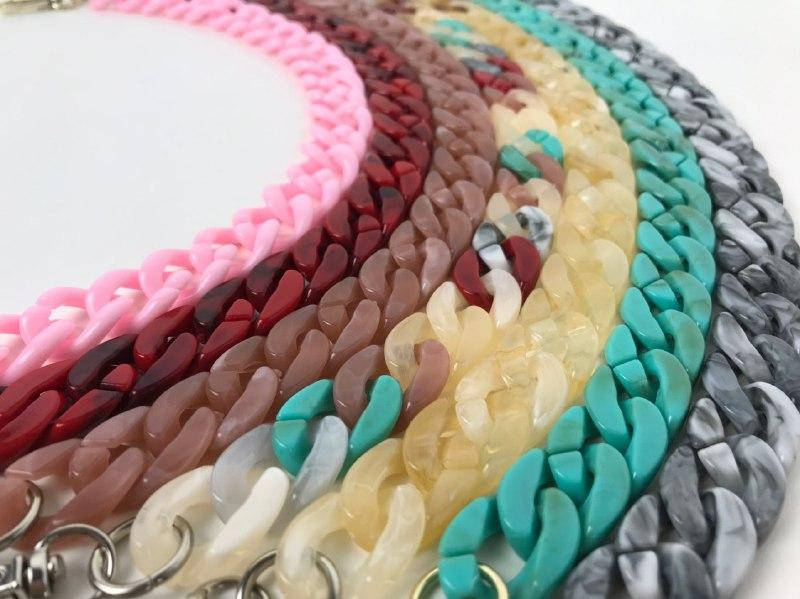 

Съемные цепочки для сумки, акриловые