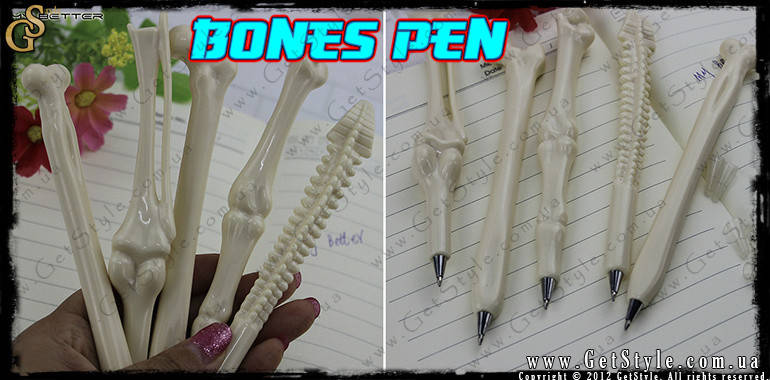 

Ручка в виде кости Bones 5 шт
